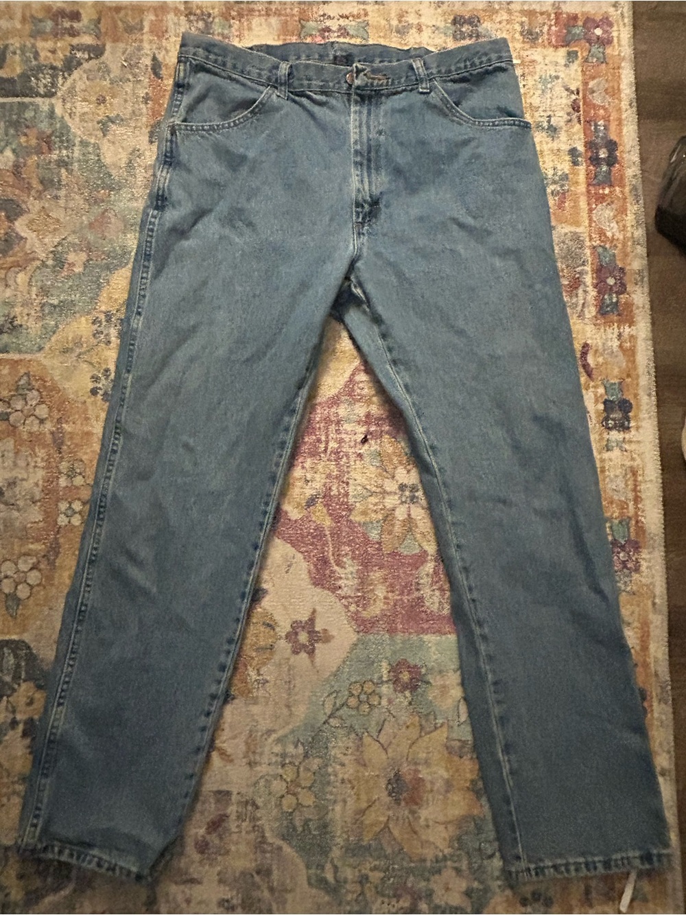 rustler wrangler jeans